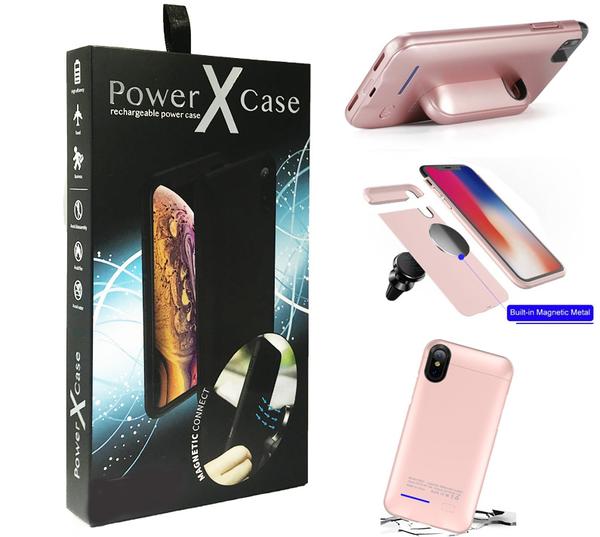 iPhone XS MAX POWER X Battery Case 5000mAh With Magnetic Kickstand